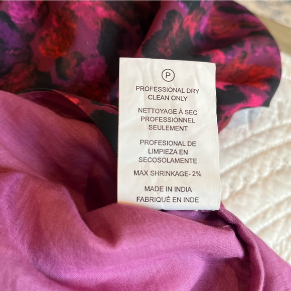 EUC Anthropologie Samant Chauan floral ruched blouse S - Picture 13 of 14